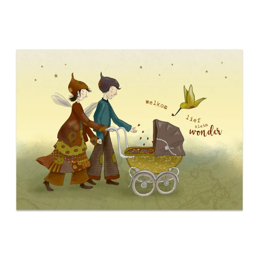 Wenskaart | Welkom klein wonder