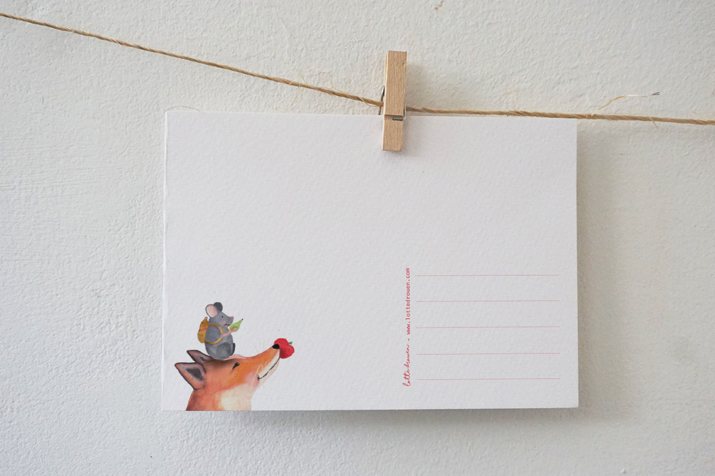 Ansichtkaart | Fruit plukken