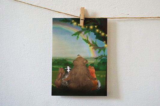 Wenskaart | Regenboog