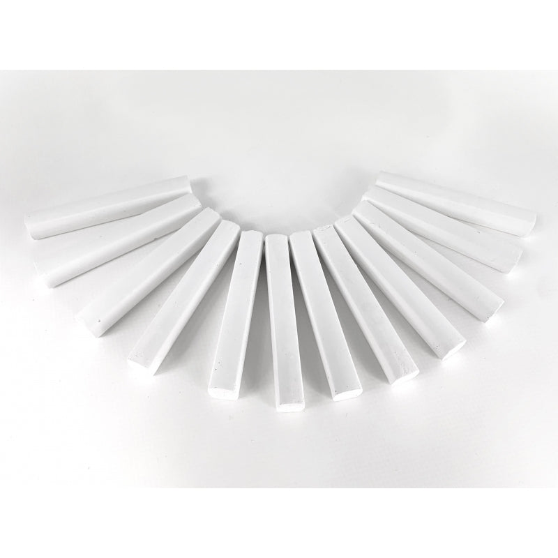 Bordkrijt | Convexvormig (12 wit)