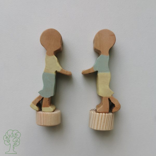 Houten Steker | Jongen (groen of geel)