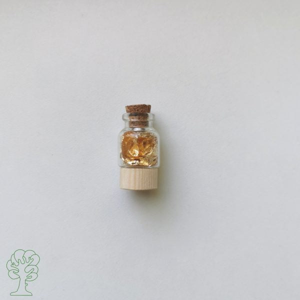Houten Steker | Potje Goud