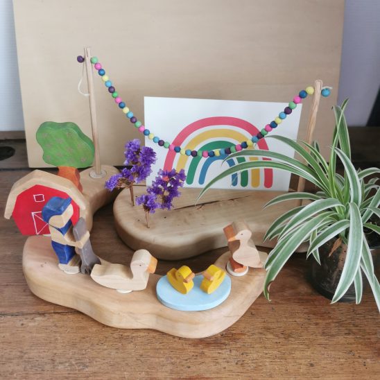 Houten Steker | Slingerpaaltje