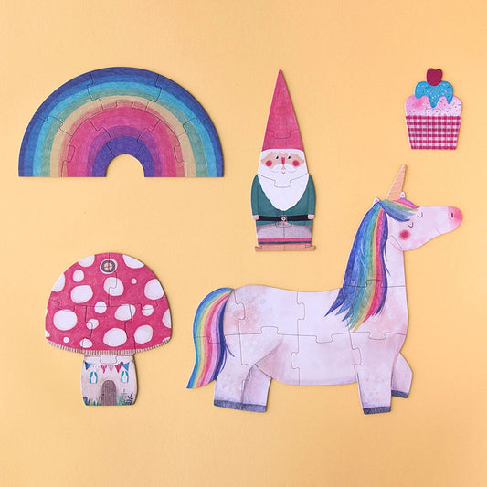 Puzzel | Happy Birthday Unicorn! (progressief & omkeerbaar) 3+