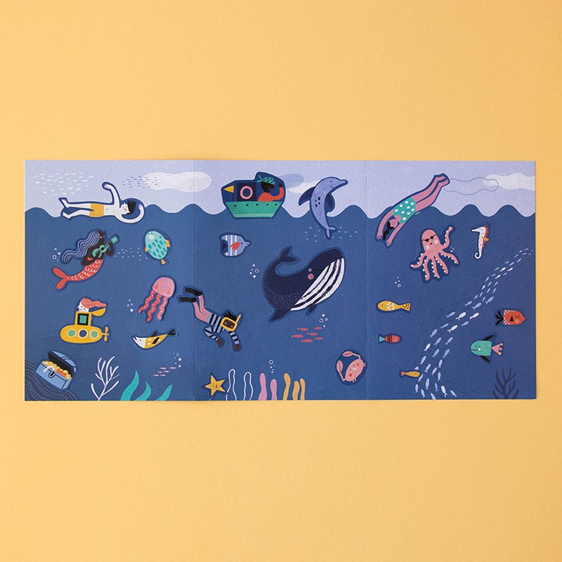 Herbruikbare Stickers | Sea
