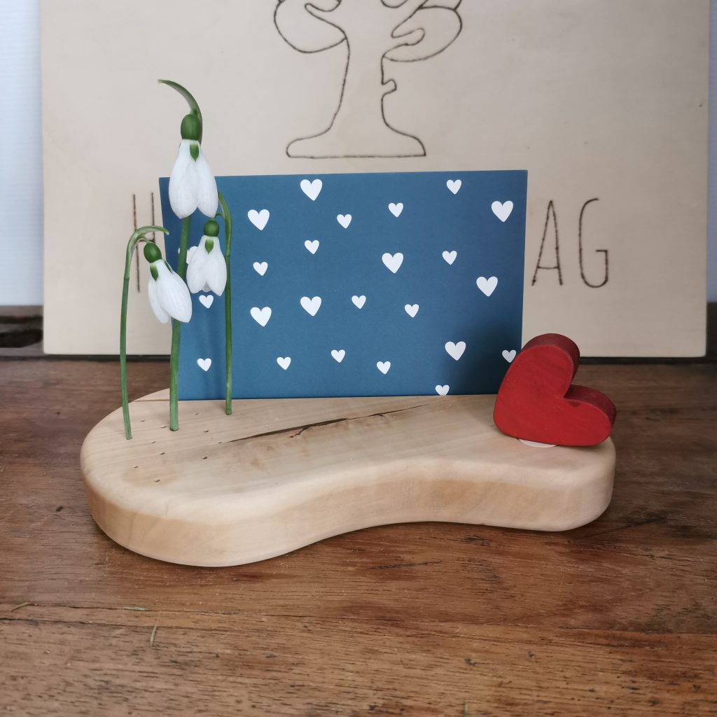 Houten Steker | Hart