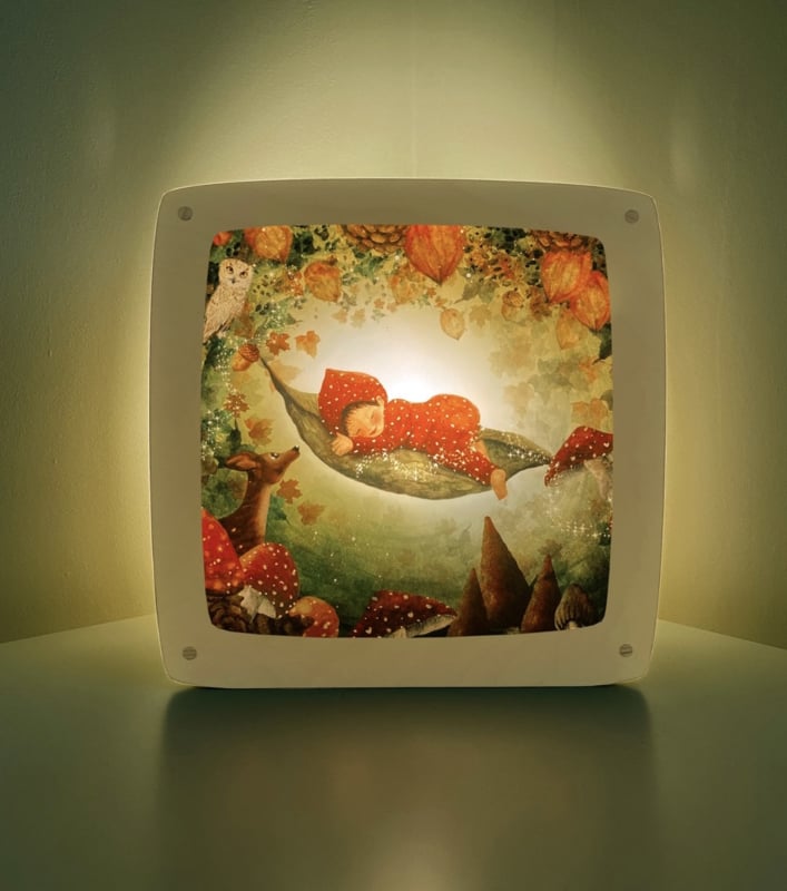 Plaat Seizoenenlamp/Raamhanger | Enchanted Forest