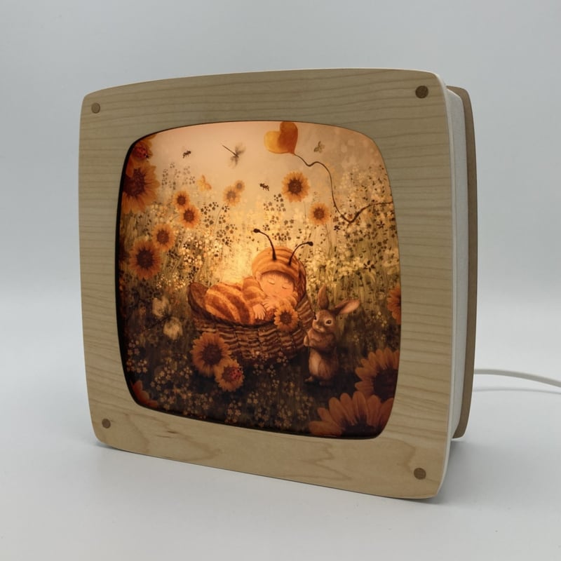 Plaat Seizoenenlamp/Raamhanger | My Little Honeybee