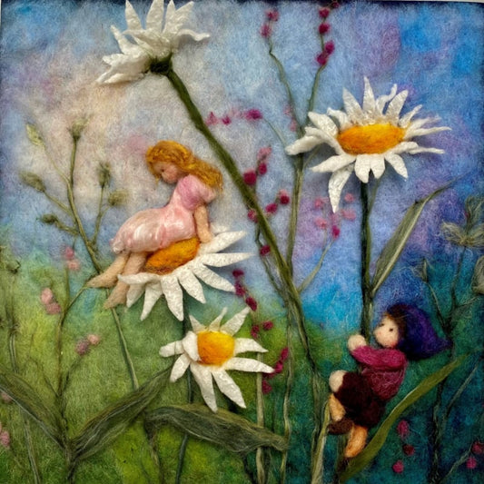 Plaat Seizoenenlamp/Raamhanger | Madelief Kindjes (op = op)