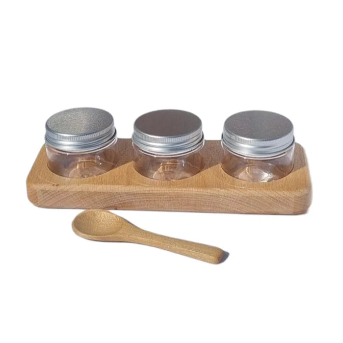 Potionplay Houder met 3 Potjes & Lepeltje