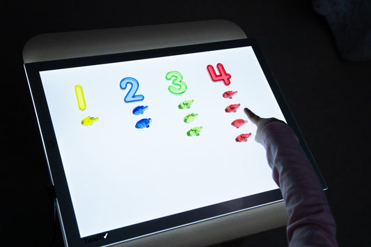 Doorschijnende Cijfers (2 sets 0 - 9)