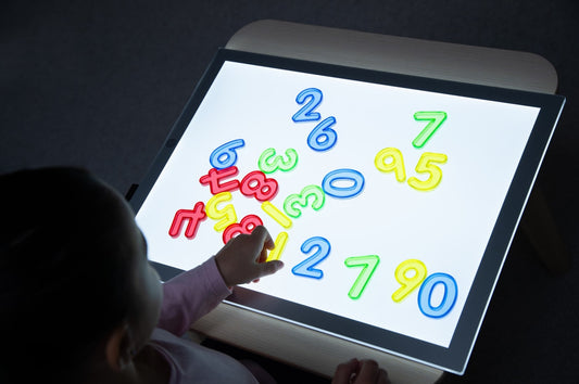 Doorschijnende Cijfers (2 sets 0 - 9)