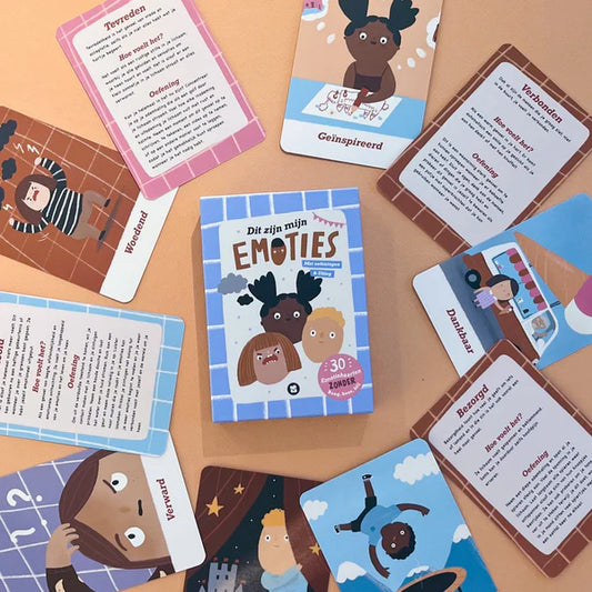 Emotiekaarten met oefeningen & uitleg (30 emoties)