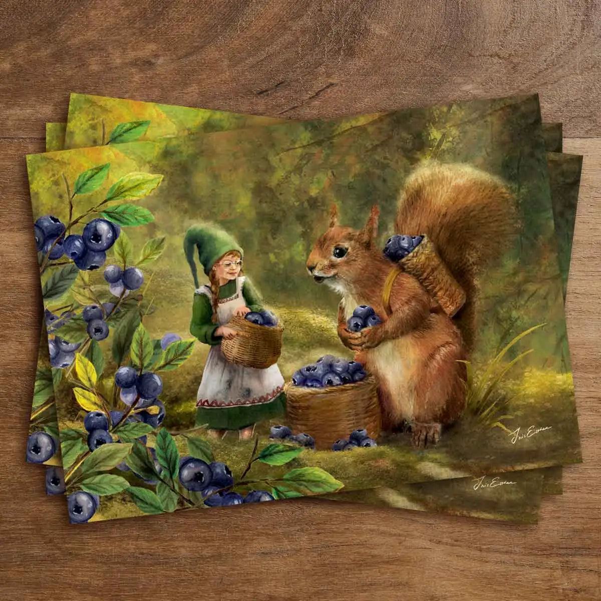 Ansichtkaart | Blueberry Hill