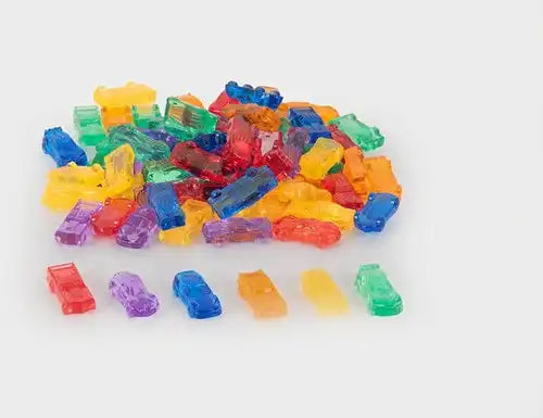 Tellen & Sorteren | Doorschijnende Auto's (72)