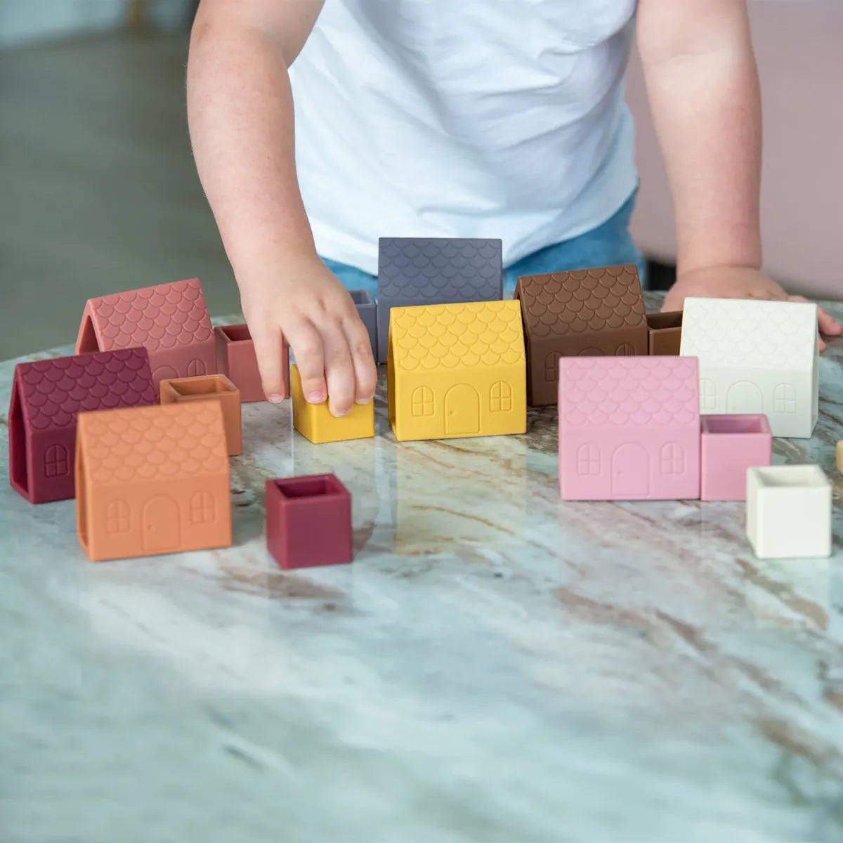 Silisoft Dorp Blokken (aarde)
