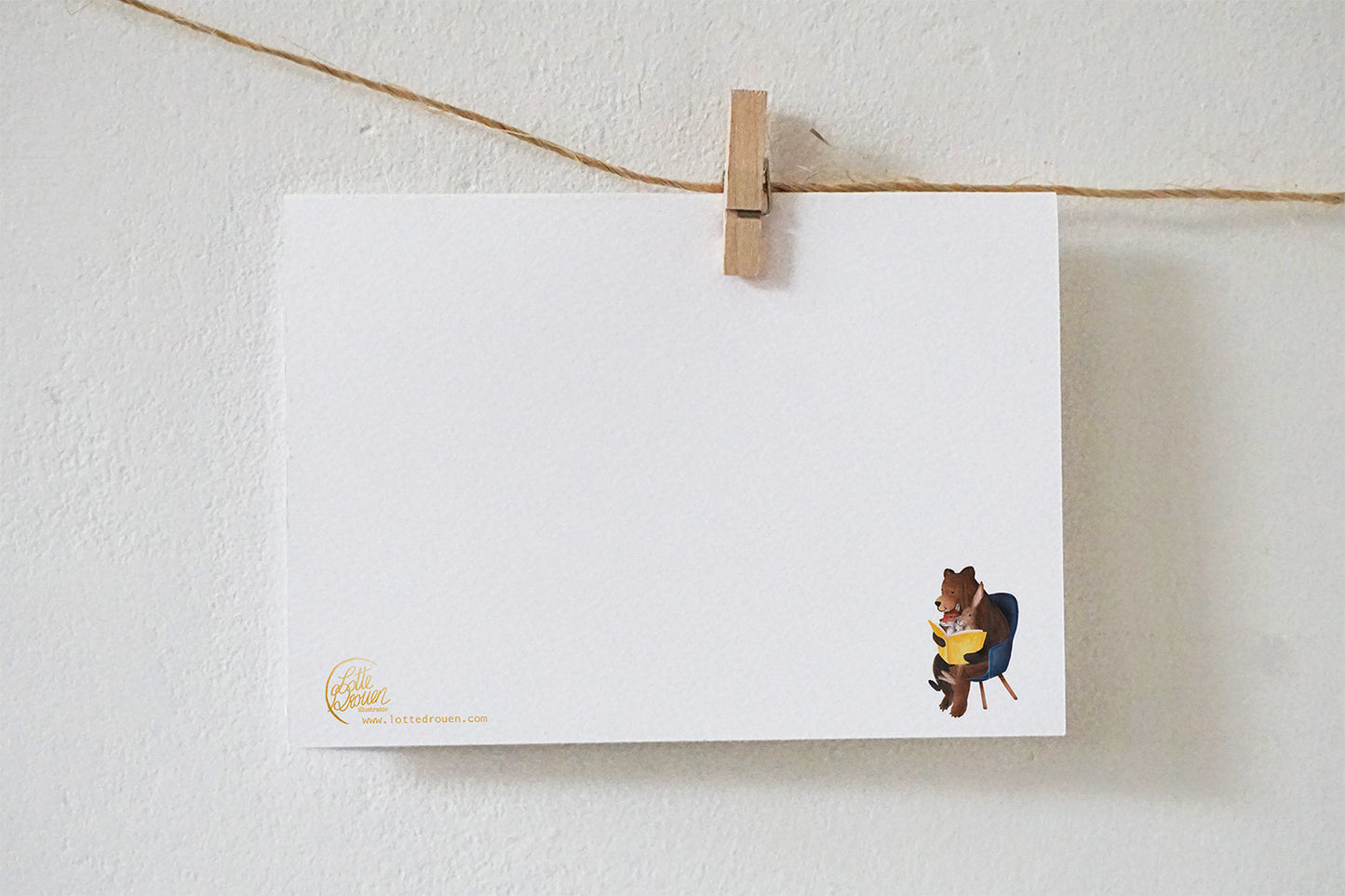 Ansichtkaart | Lekker lezen