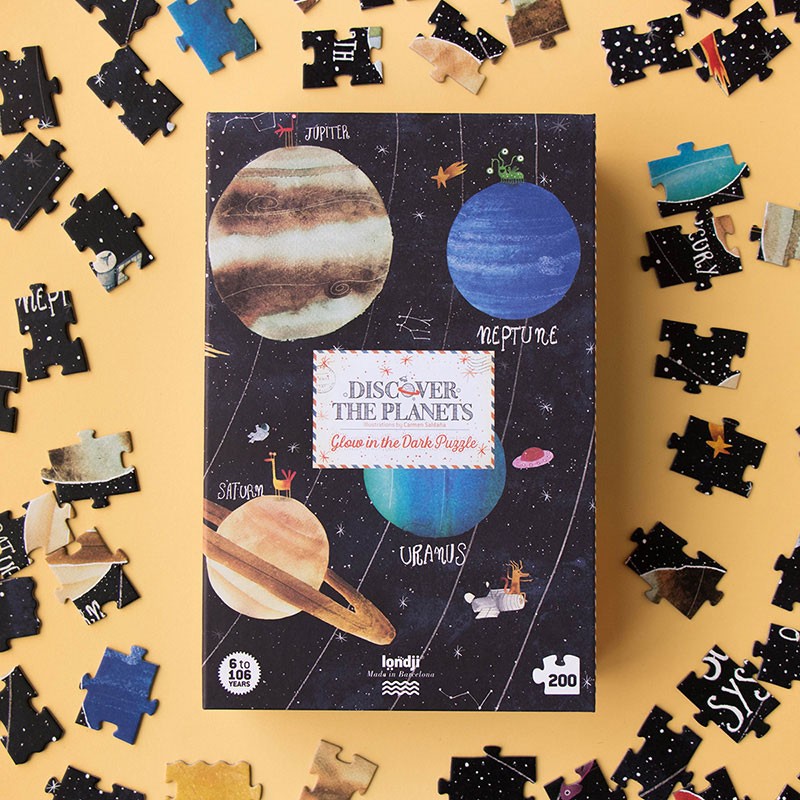 Puzzel | Discover the Planets (glow in the dark) 7+
