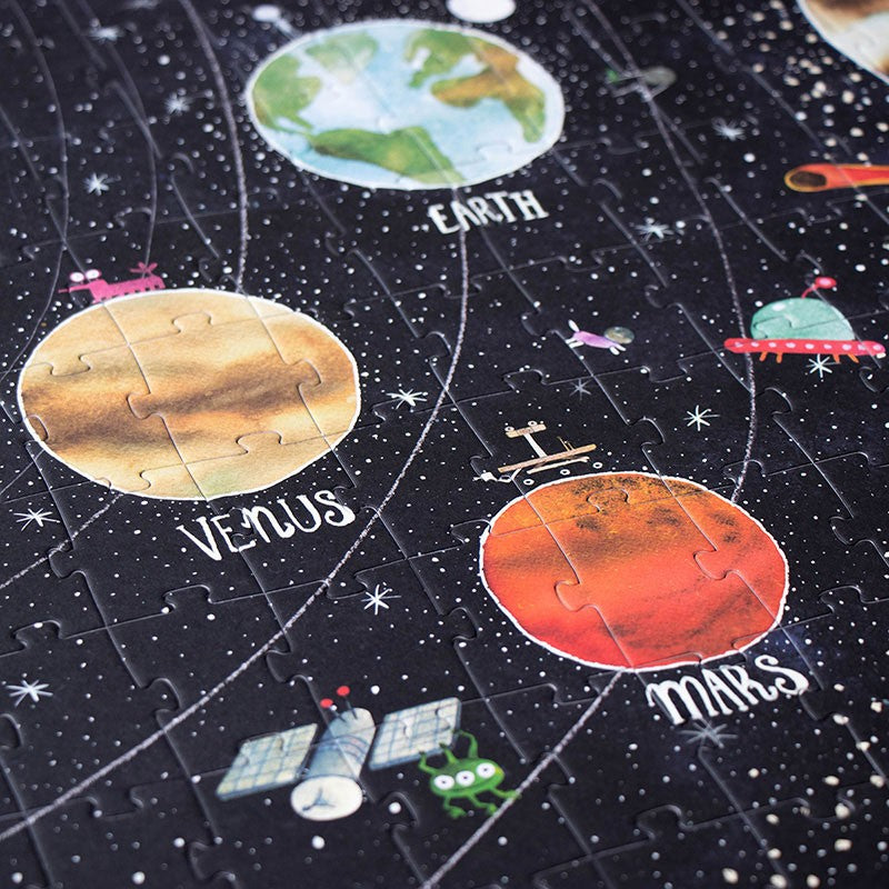 Puzzel | Discover the Planets (glow in the dark) 7+