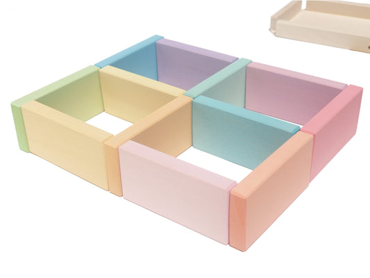 Bouwplanken | Pastel (groot)