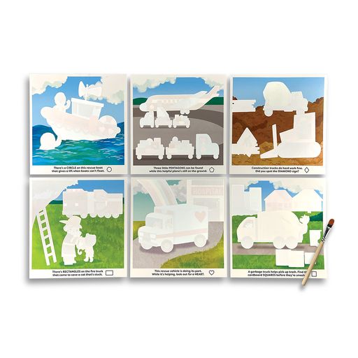 Verven met water (herbruikbaar) | Water Amaze Helpful Vehicles (2+)