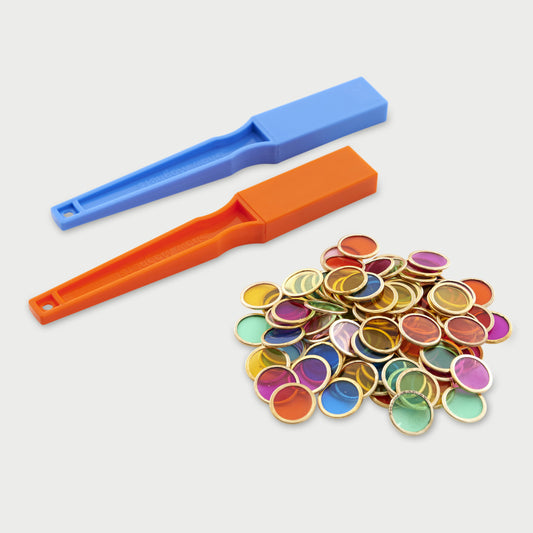 Magnetische Toverstokken (2) + Telchips (100)