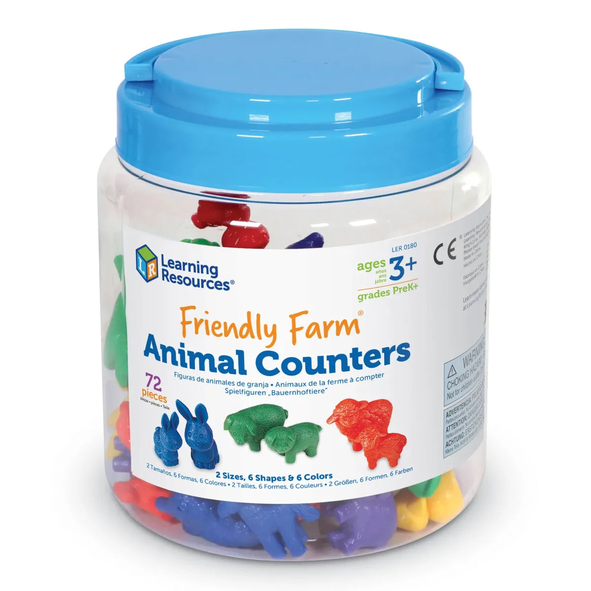 Tellen & Sorteren | Friendly Farm Animal Counters (72)
