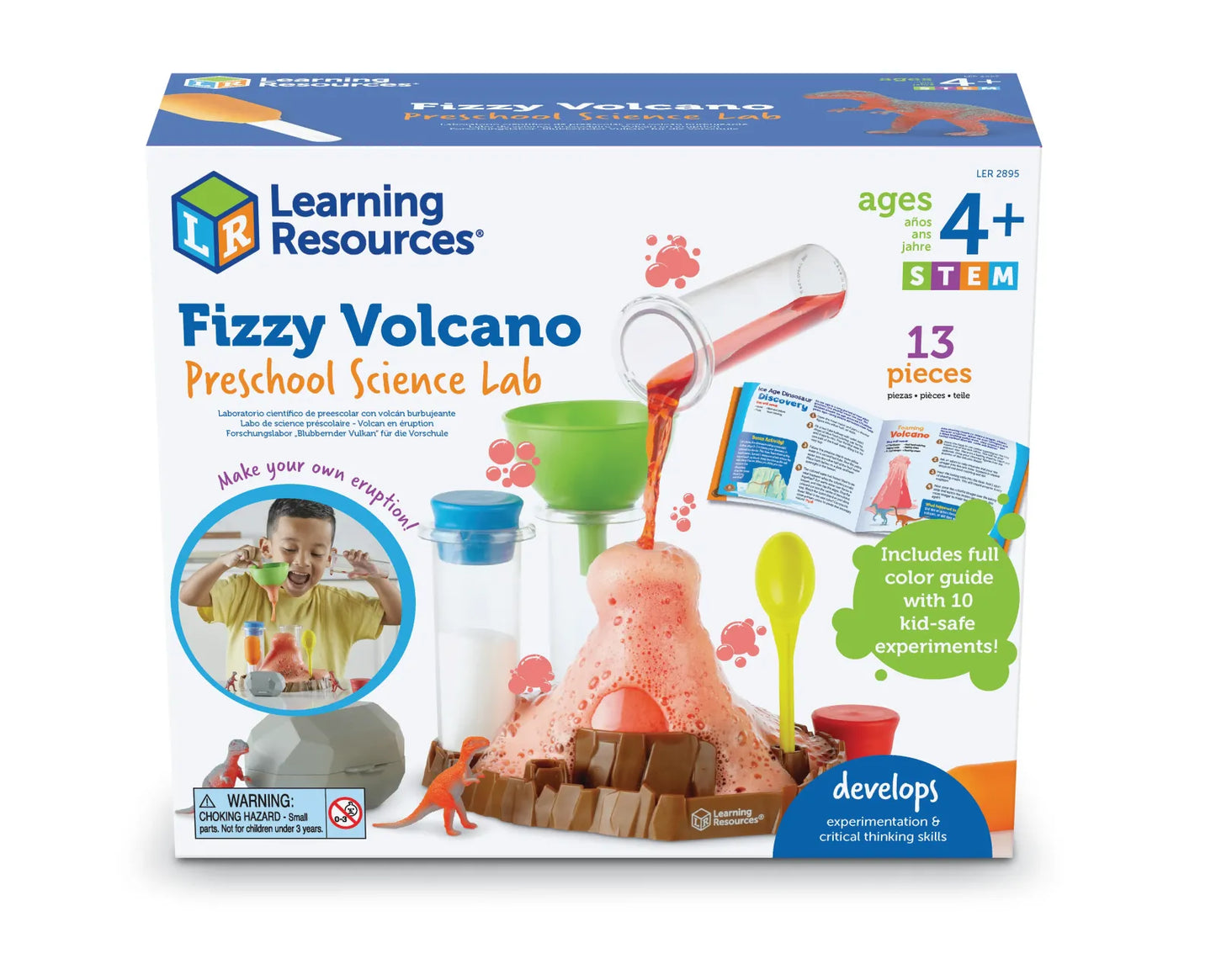 Fizzy Volcano Preschool Science Lab
