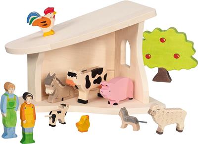 Boerderij - Kerststal met Kerstster