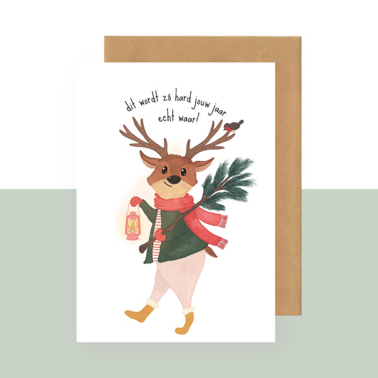 Wenskaart | Dit wordt zo hard jouw jaar - echt waar