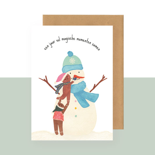 Wenskaart | Een jaar vol magische momenten samen