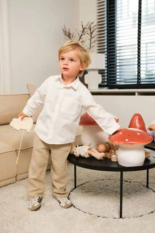 Paddenstoel Lamp Red Brick