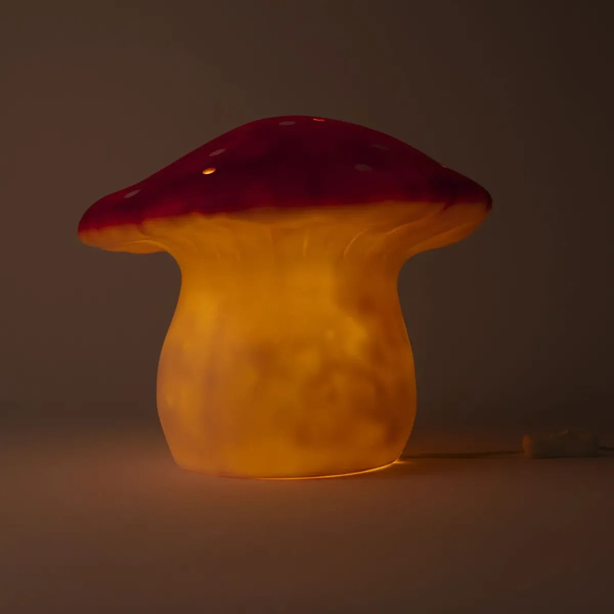 Mushroom Lamp Red Brick