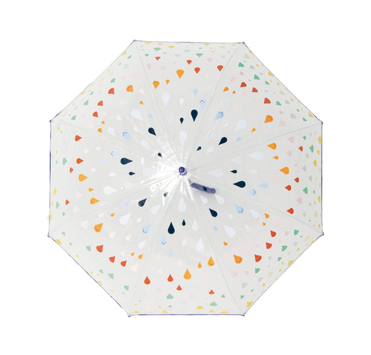 Kleurveranderende Koepelparaplu | Regendruppels (5+)