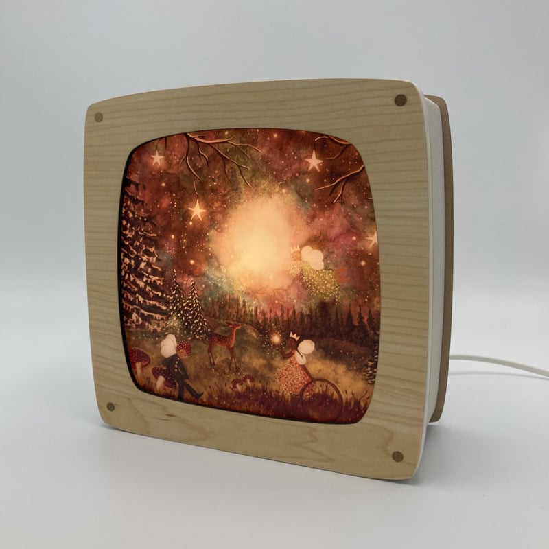 Plaat Seizoenenlamp/Raamhanger | Magical Season