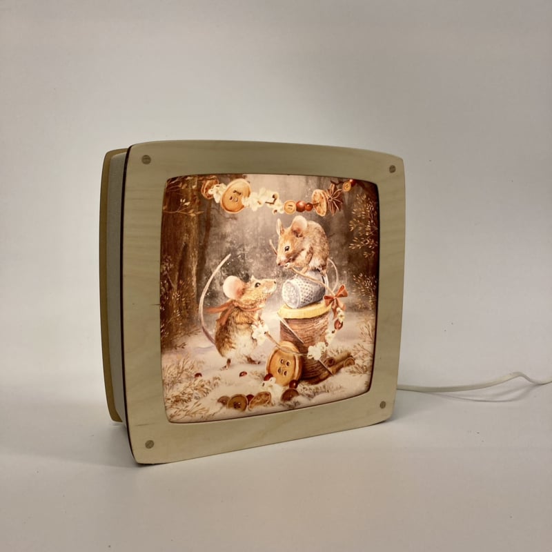 Plaat Seizoenenlamp/Raamhanger | Tiny Miracles