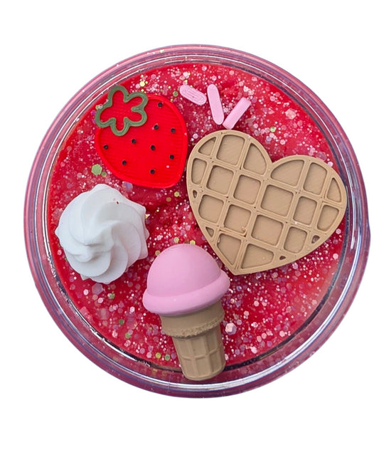 Speeldeeg | Topping Strawberry dessert