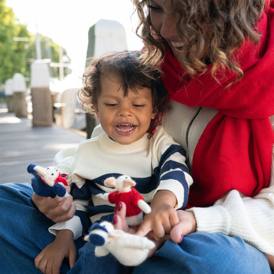Tasje met Vingerpopjes | Nautisch