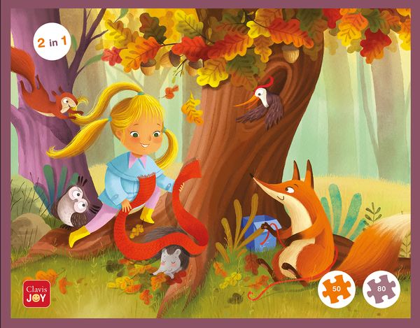 Puzzelen met Pippa en de vermiste egel | 2 in 1 (4+)
