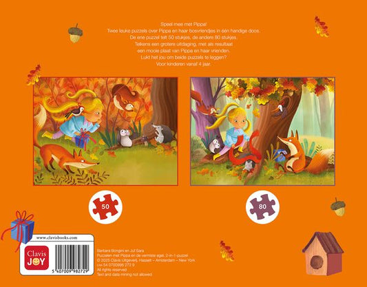 Puzzelen met Pippa en de vermiste egel | 2 in 1 (4+)