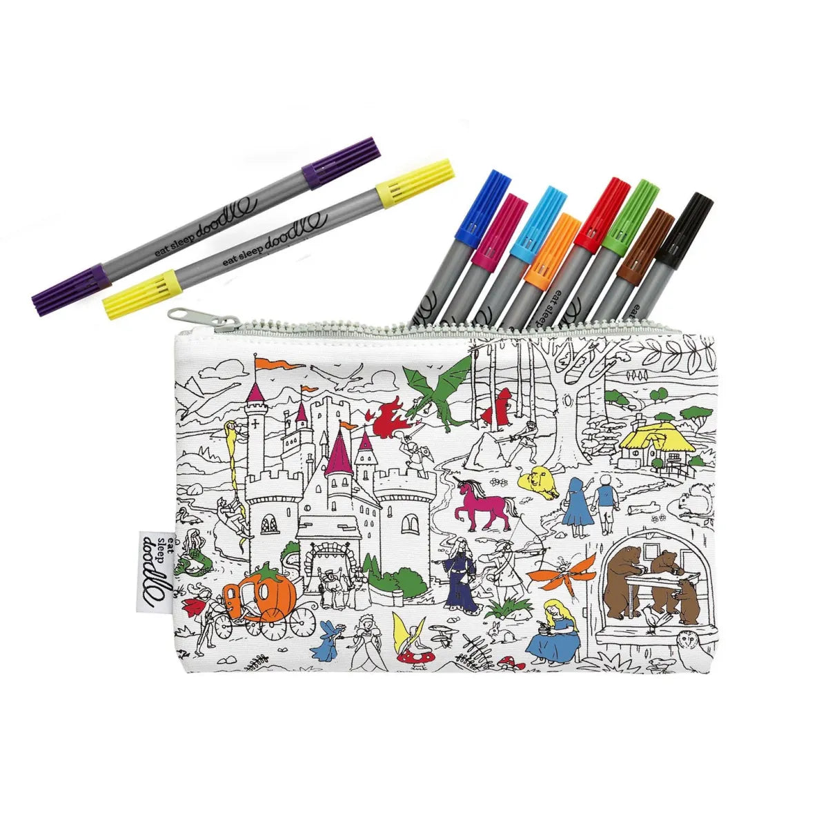 Etui to go | Sprookjes (incl. uitwasbare textielstiften)