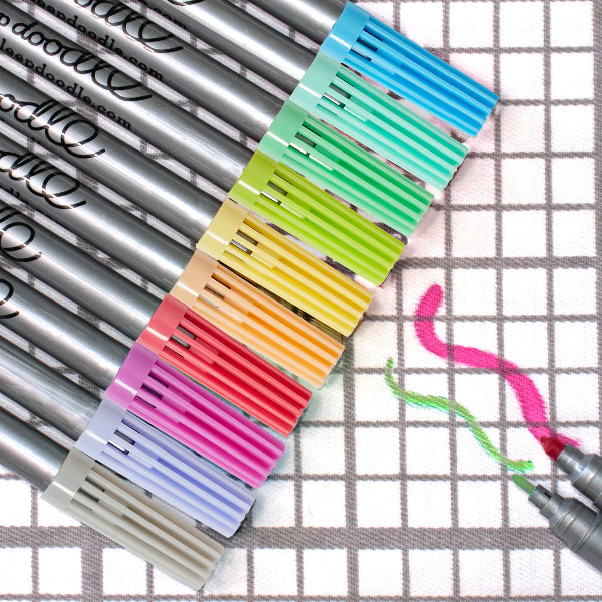 Uitwasbare Textielstiften | Pastelkleuren (10)