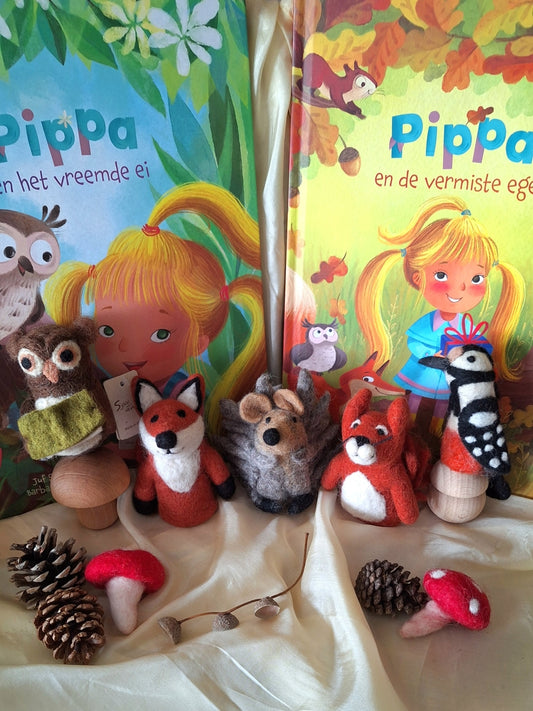 Set Vingerpopjes van Pippa's Bosvriendjes