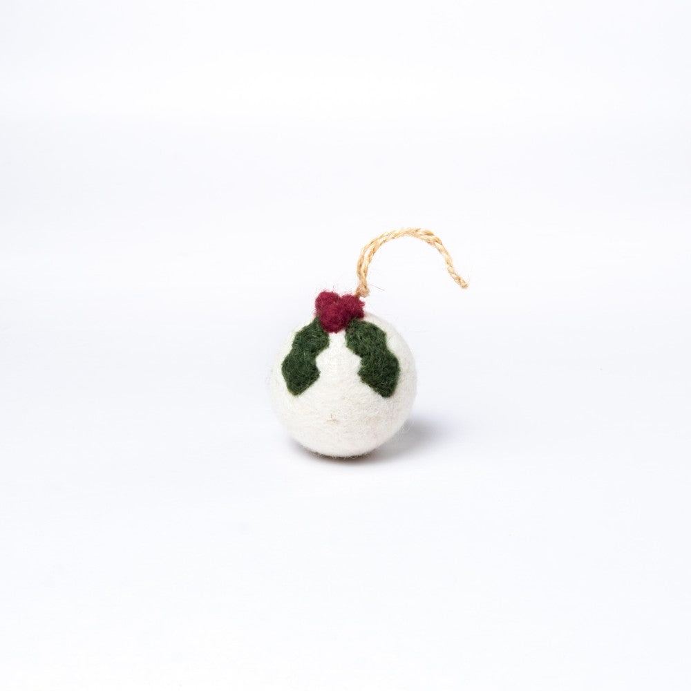 Kerstbal | Holly Berry Small