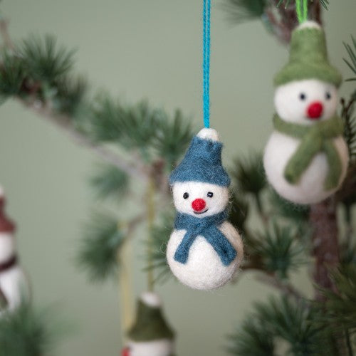 Kersthanger | Sneeuwpopje