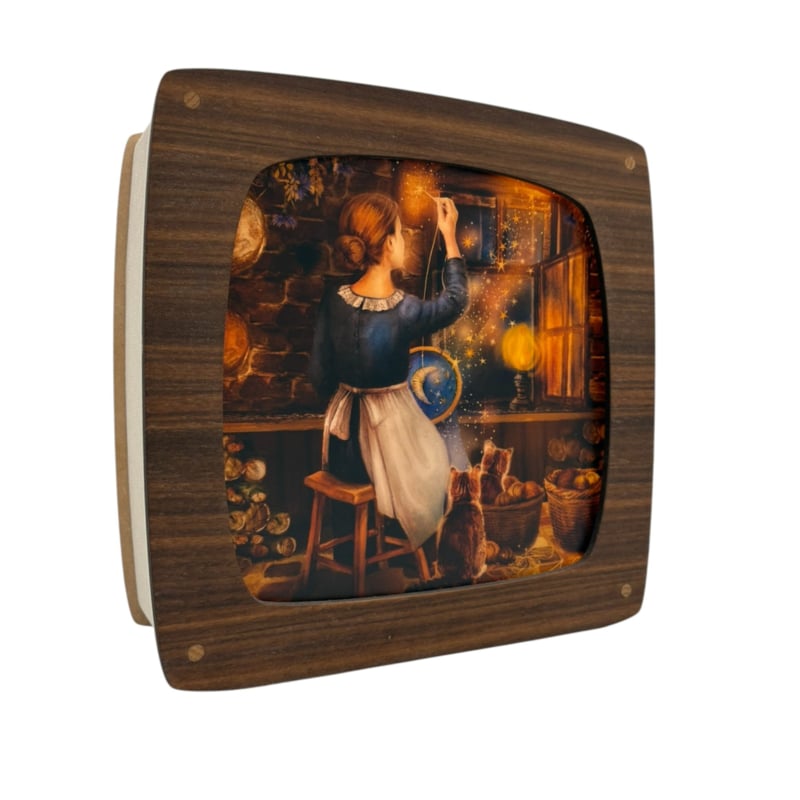 Plaat Seizoenenlamp/Raamhanger | The Seamstress of Stars