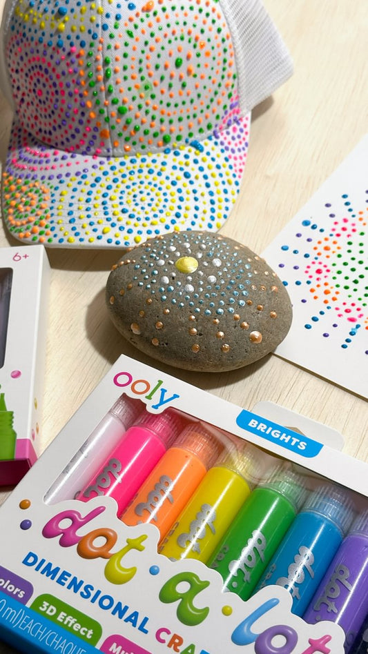3D Heldere Stippenverf | Dot-A-Lot: Dimensional Craft Paint – Brights (6+)