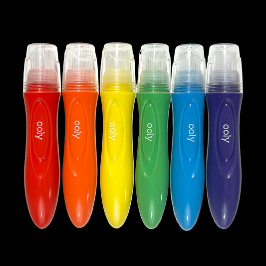 Knijppenselen | Squeezable Washable Poster Paint Brushes (3+)