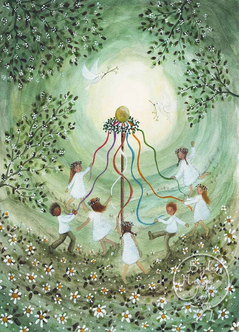 Ansichtkaart | Maypole Dance