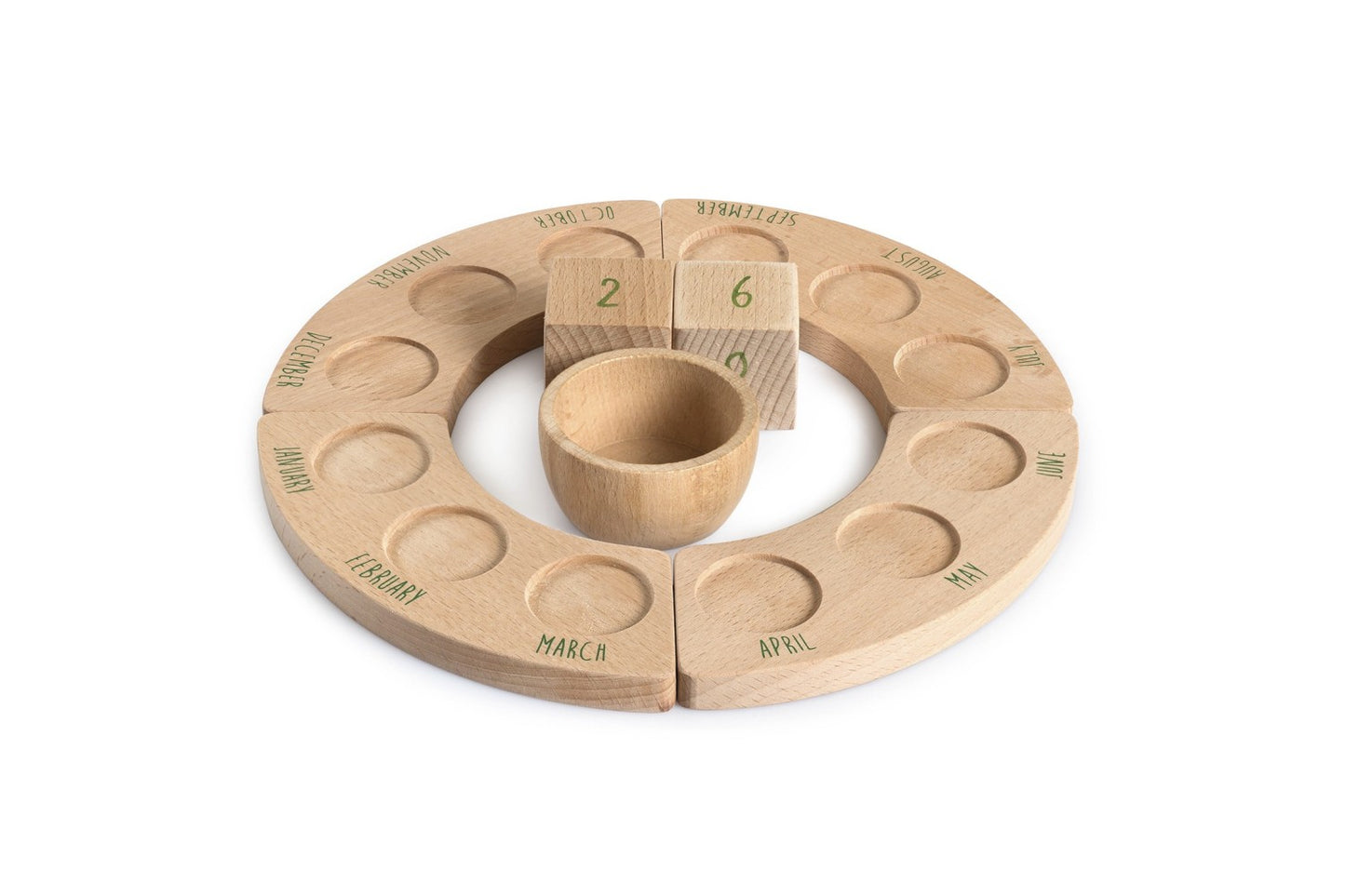 Perpetual Calendar (Platforms, Dice & Bowl) in NL